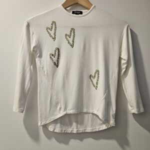 Imoga Bobby Valentine Snow Solid Jersey Tunic Size 6